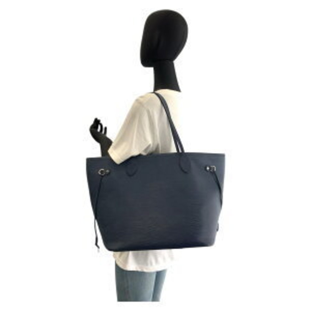 Louis Vuitton Epi Neverfull Navy Blue leather tote Shoulder Bag - Picture 5 of 9